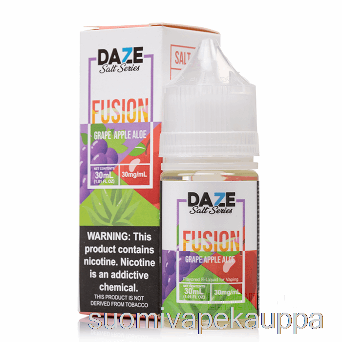 Vape Netistä Viinirypäle Omena Aloe - 7 Daze Fuusiosuolaa - 30ml 30mg